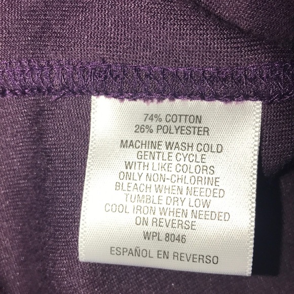 Charter Club Velvet Sweat Jacket Size Small - Picture 8 of 9